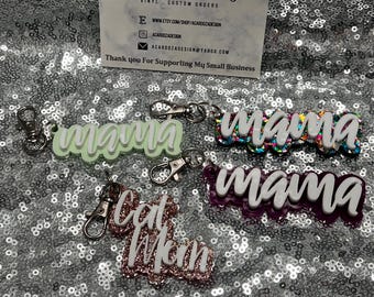 Llavero acrílico para mamá: Regalo para la nueva mamá