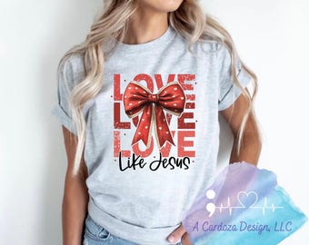 Camiseta unisex Love Like Jesus