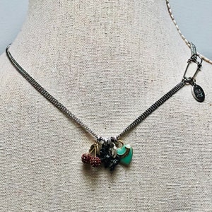 Juicy Couture Double Strand Charm Necklace