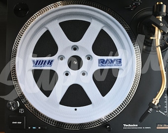 TE37v SL スポークステッカー 4枚 Volk Racing TE37 Saga SL スポークステッカー 17-18インチ (4-12枚