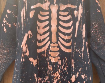 skeleton jacket bleach