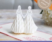 Bridesmaid pop-up card template | Will you be my bridesmaid card | DIY bridesmaid proposal | 3D card template | do it yourself