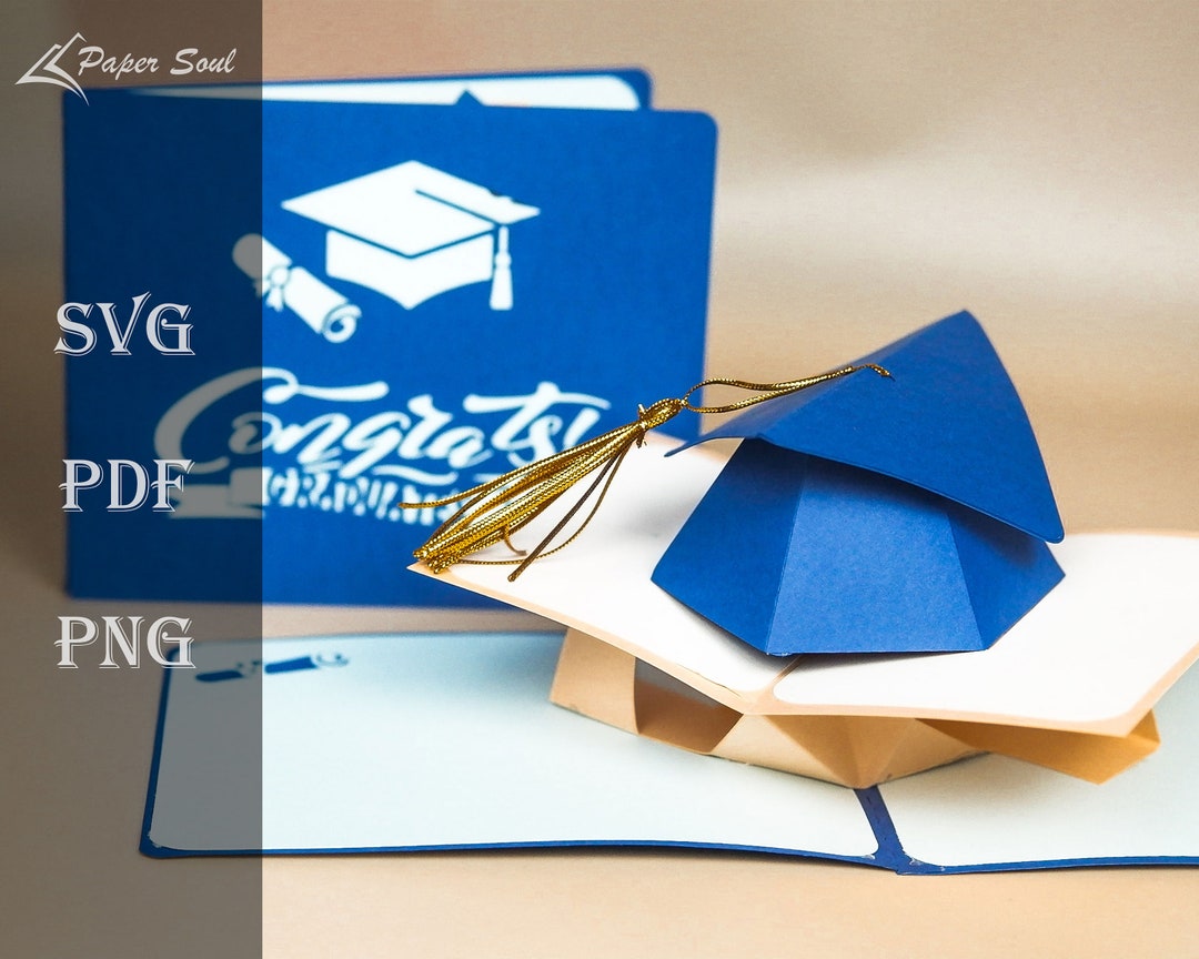 Image 8 for Graduation Pop Up Card Template