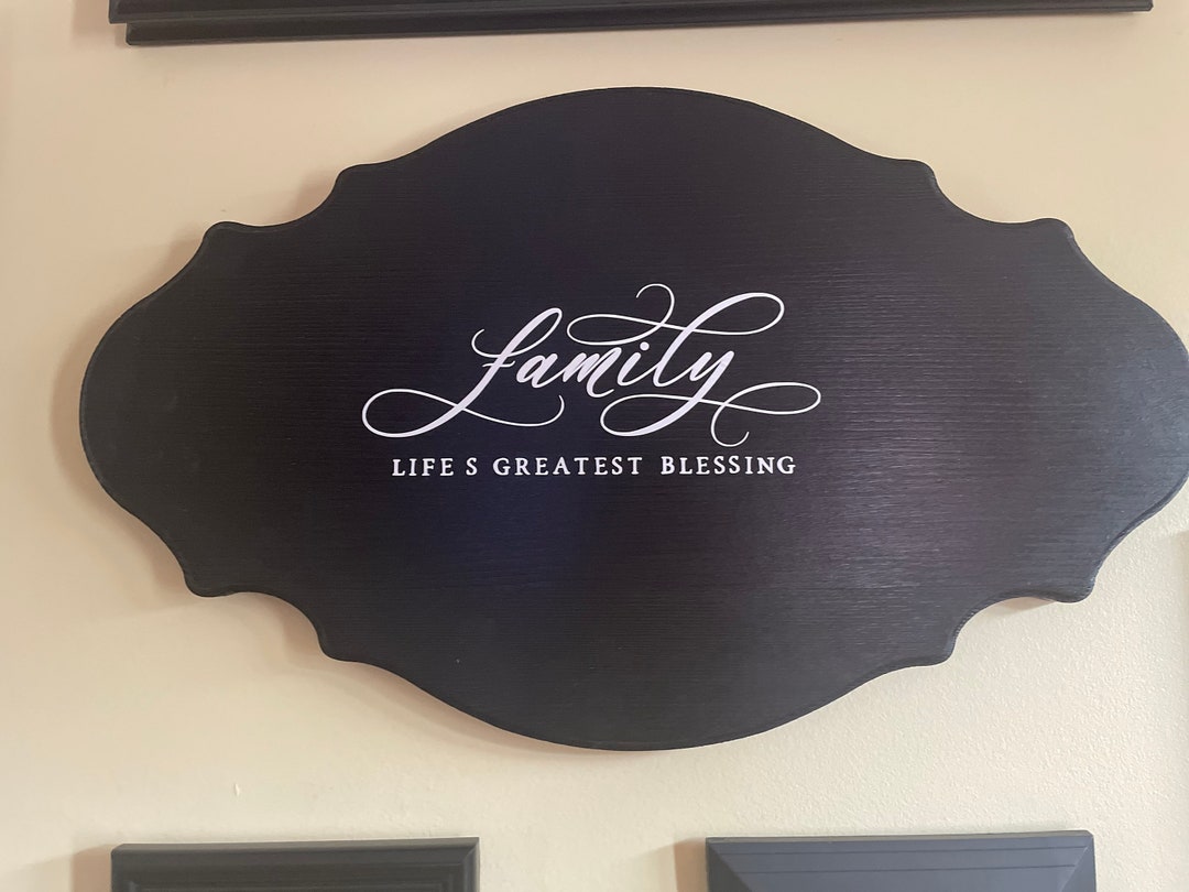 Family Wall Decor Sign Etsy