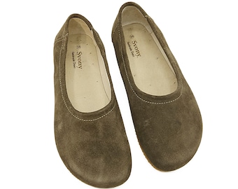 Handmade Leather Barefoot Shoes: Minimalist Zero Drop Flats