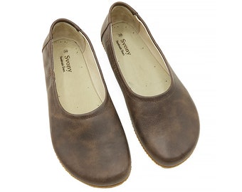 Damen Barfußschuhe | Flache Ballerinas | Flache Schuhe | Zero Drop Schuhe | Tägliche bequeme Schuhe