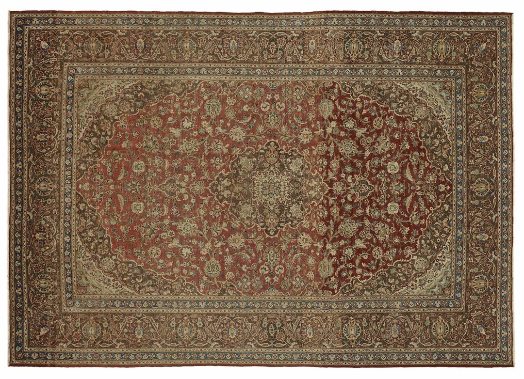 Red Rustic Long Rug Vintage Red Wool Area Rug: Handmade Oversized Decorative Carpet (8x12 ...