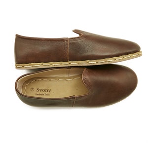 Brown Color Women Shoes - Leather Shoes - Gift For Women - Leather Yemeni Shoes - Daily Shoes