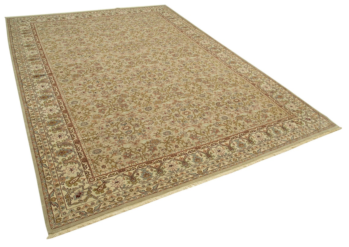 10x14 Large Beige Area Rug Handmade Oversize Area Rug Etsy UK