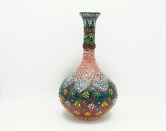 Green Ceramic Vase, Minimalist Vase, Living Room Decor, Handmade Ceramic Vase, Minimalist Vase, Minimalist Ceramics