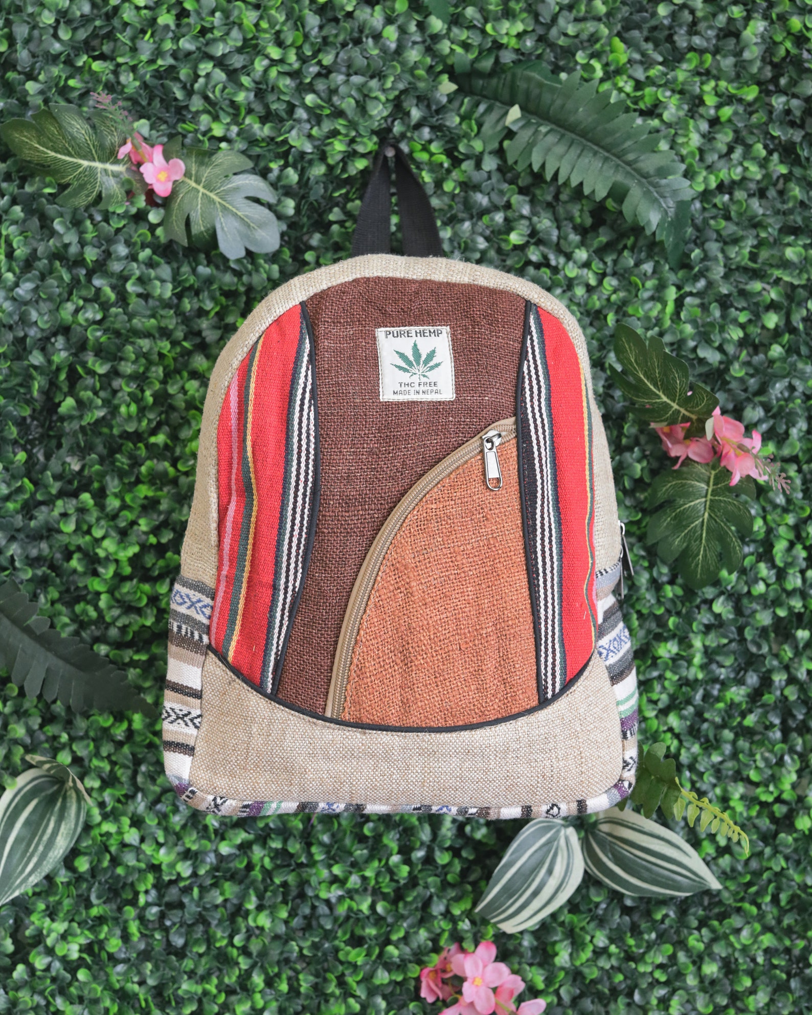 Himalayan Hemp Mini Backpack Handmade EcoFriendly Etsy