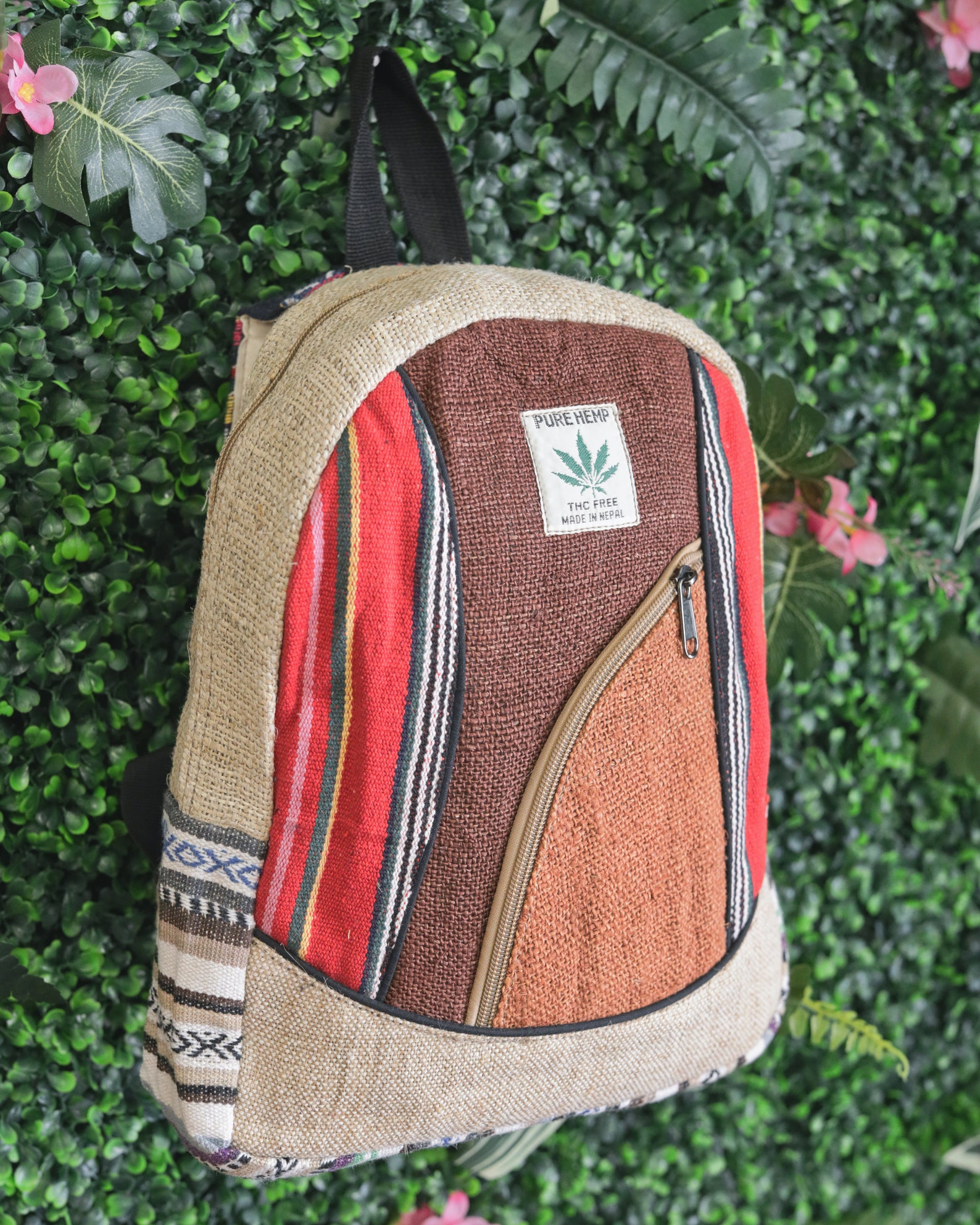 Himalayan Hemp Mini Backpack Handmade EcoFriendly Etsy