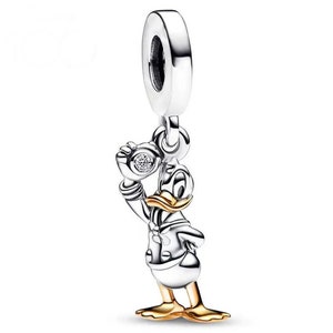 S925 Sterling Silber Pandora Charm Anhänger Disney Jubiläum Mickey Minnie Dumbo Fit Pandora Schlangenkette Charme europäischen Armband 5