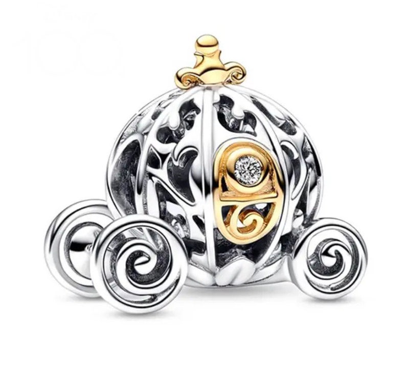 S925 Sterling Silber Pandora Charm Anhänger Disney Jubiläum Mickey Minnie Dumbo Fit Pandora Schlangenkette Charme europäischen Armband Bild 10