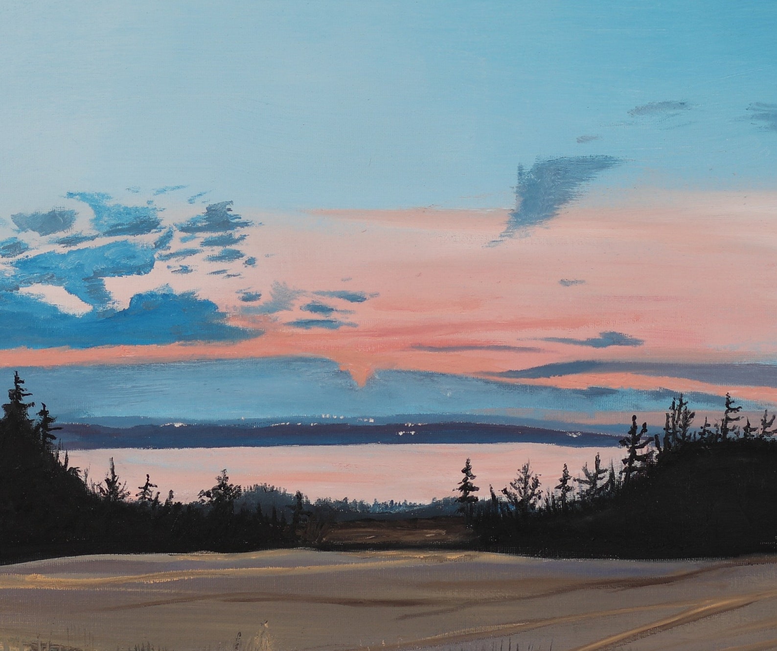 Landscape art fine art print oil painting canadian art Etsy