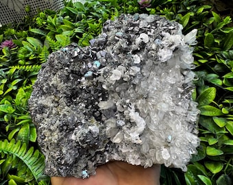 Quartz Calcite Galena Cluster – Bulgarian Mineral Specimen