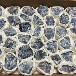 Blue Calcite Box 230x300 millimetres natural crystal minerals specimen clusters souvenirs WholesaleMineralsBox home decor