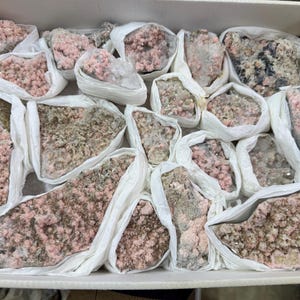 Rhodochrosite Stilbite Quartz Cluster - Bulgarian Mineral Specimen