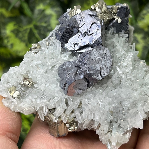 Galena Quartz Pirite Madan- Bulgaria natural crystals, minerals, specimens, clusters, souvenirs