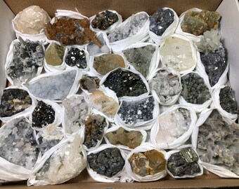 Bulgarian Crystal Mineral Specimen Mix, Table & Desk Decor (230x300mm)