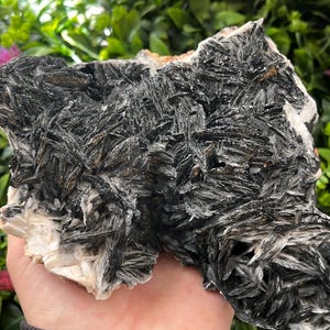 Barytine noire du Maroc, cristaux naturels, grappes de spécimens de minéraux, souvenirs WholesaleMineralsBox