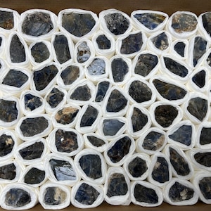 Sapphire Box 230x300 millimetres natural crystal minerals specimen clusters souvenirs WholesaleMineralsBox home decor