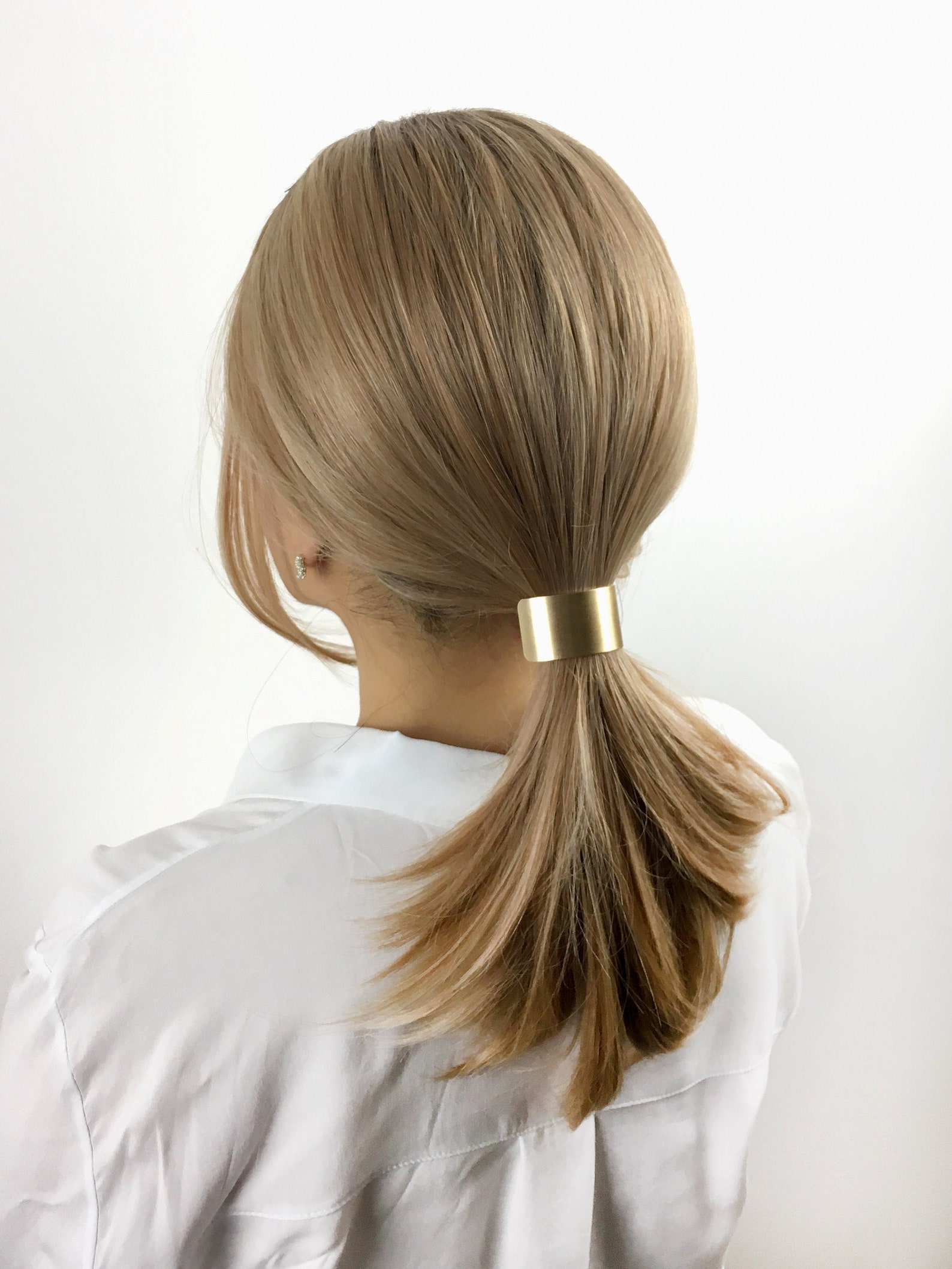 Gold Hair Bun Clips Minimalist French Hair Barrette Hair Bun Etsy