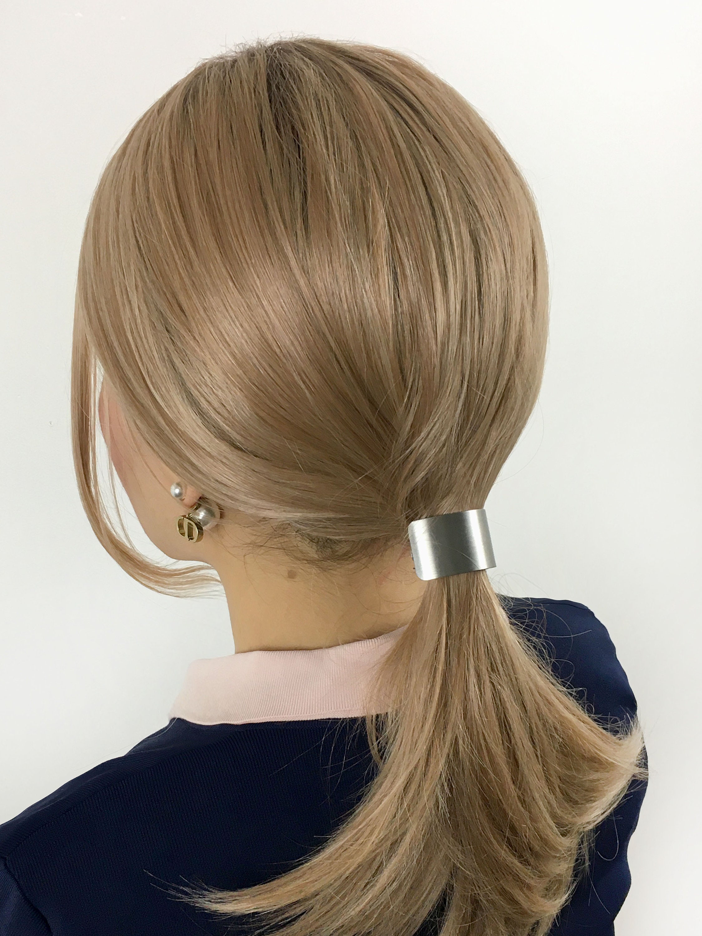 Gold Hair Bun Clips Minimalist French Hair Barrette Hair Bun Etsy