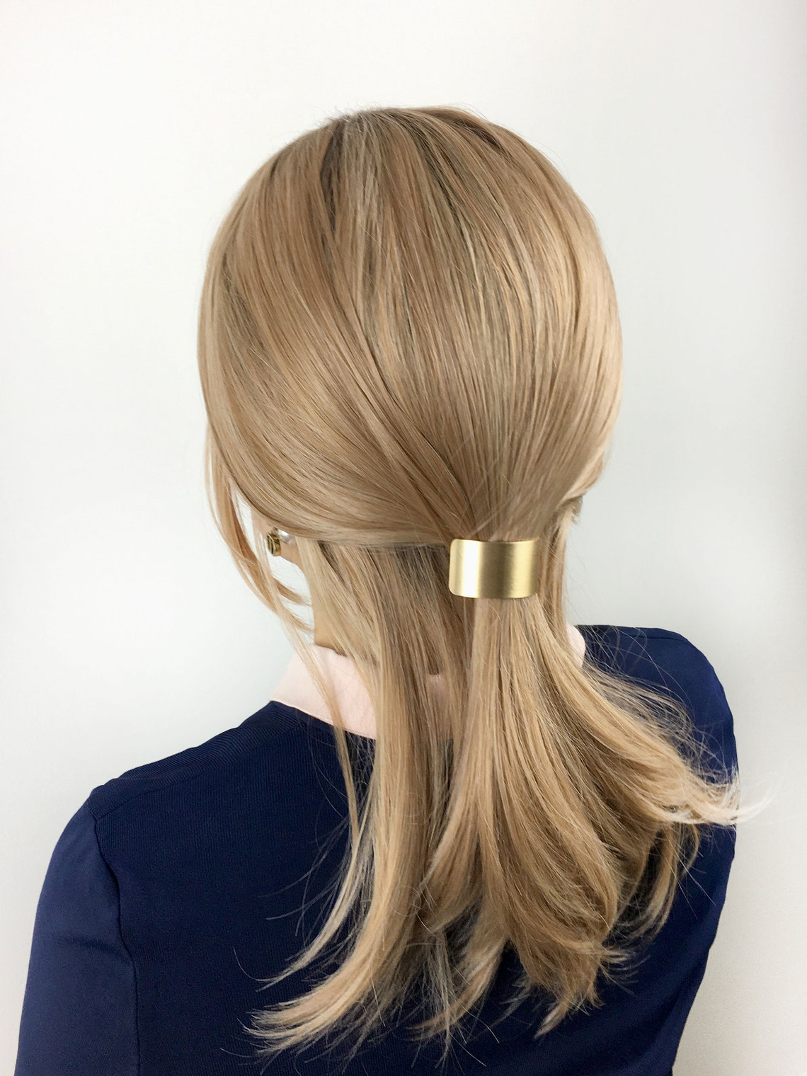 Gold Hair Bun Clips Minimalist French Hair Barrette Hair Bun Etsy