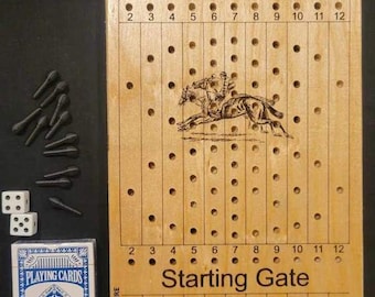 Horse Racing Game FREE PERSONALIZATION +SHIPPING