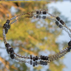 Beaded Gold Chain Choker