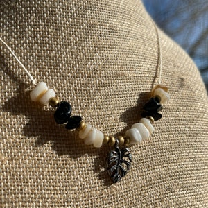 Monstera Leaf Hemp Necklace