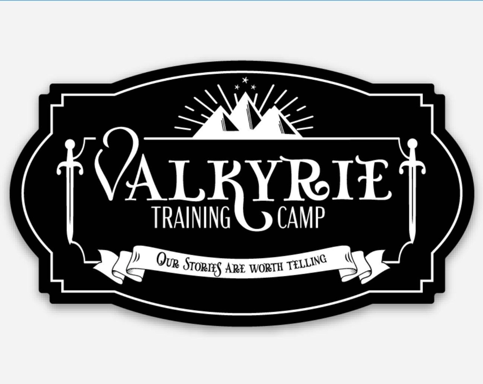 Valkyrie Training Camp Sticker black ACOTAR A Court of - Etsy Hong Kong