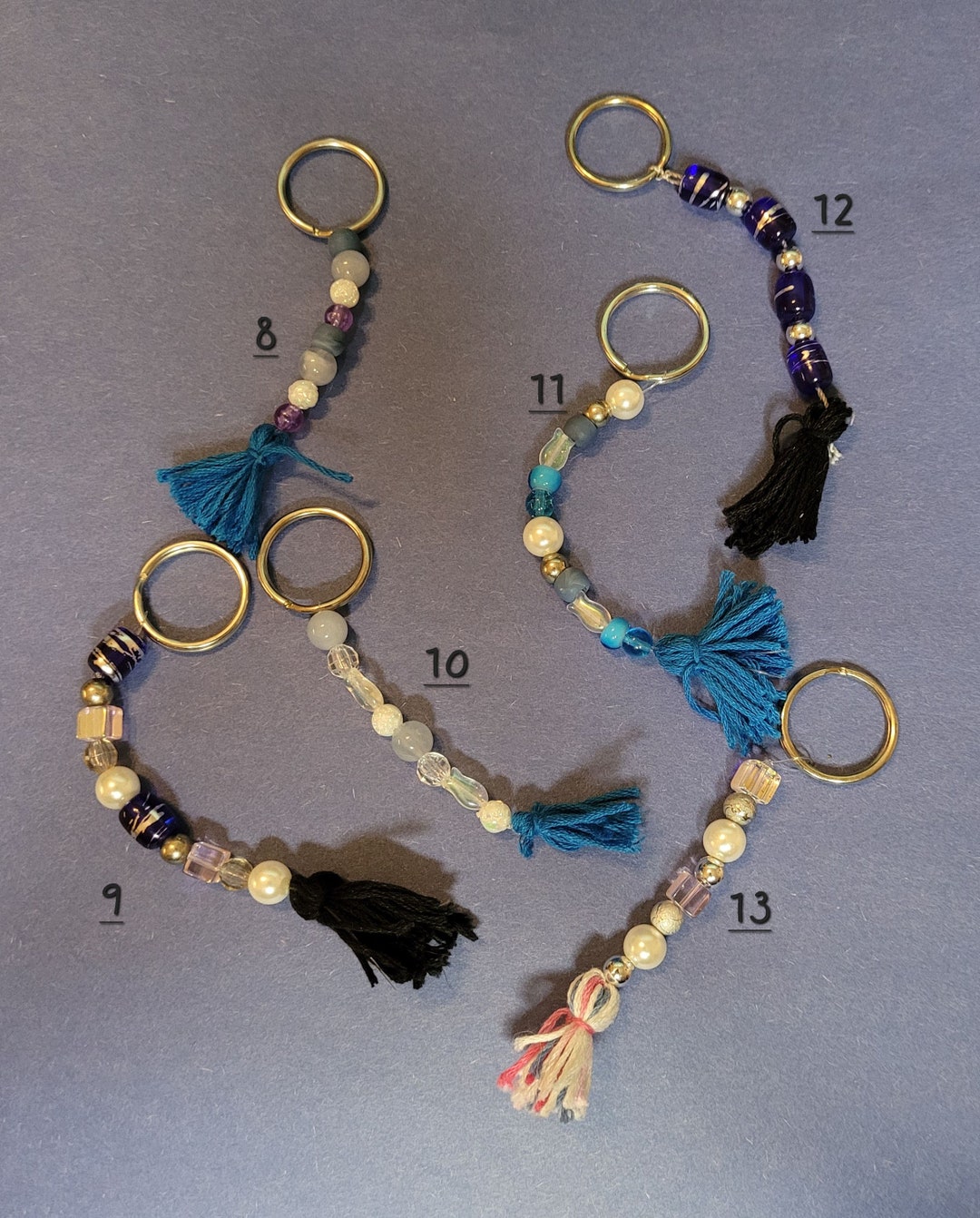Handmade Beaded Keychains Etsy