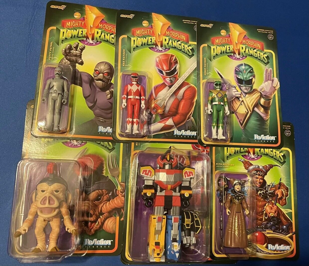 Power Rangers 6 Set 2021 Mighty Morphin Power Rangers | Etsy