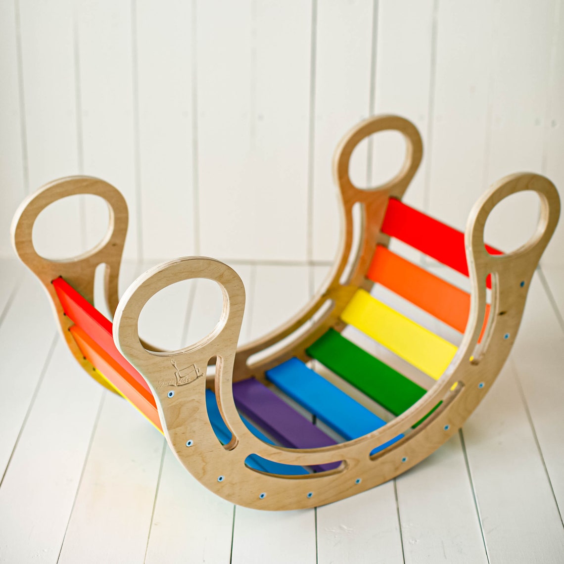 Toddler Rocker Wooden Rocker Toy Montessori Toys Rocker Etsy
