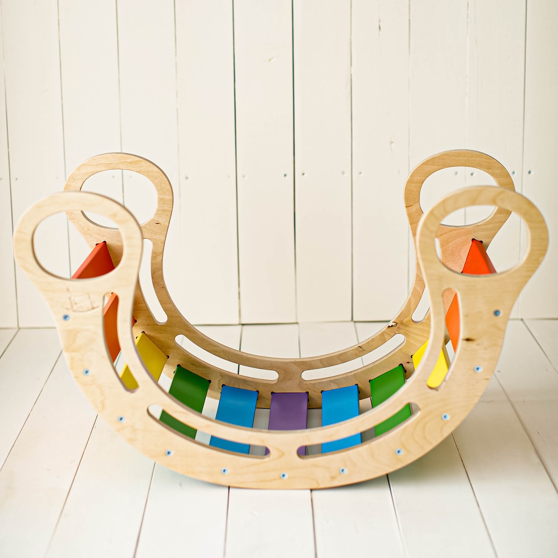 Toddler Rocker Wooden Rocker Toy Montessori Toys Rocker Etsy