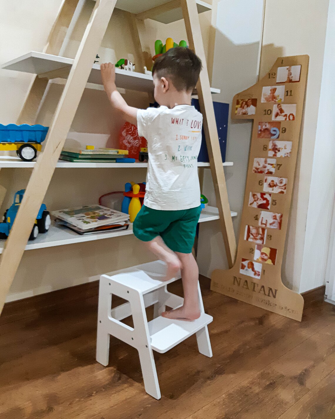 Toddler Step Stool Step Stool for Kids Learning Stool Etsy