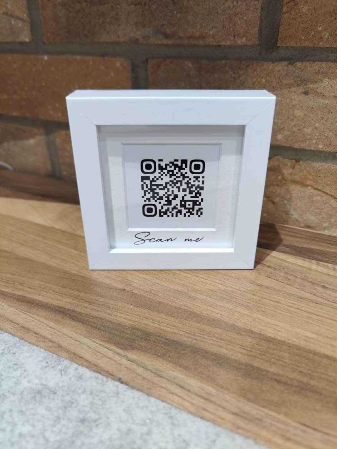 QR Code Frame Connect to WI-FI Website Social Media Great - Etsy