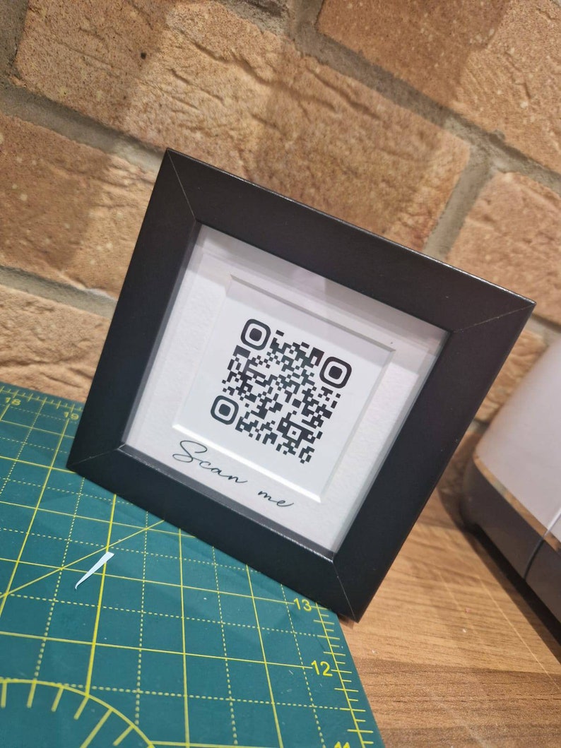 QR Code Frame Connect to WI-FI Website Social Media Great - Etsy