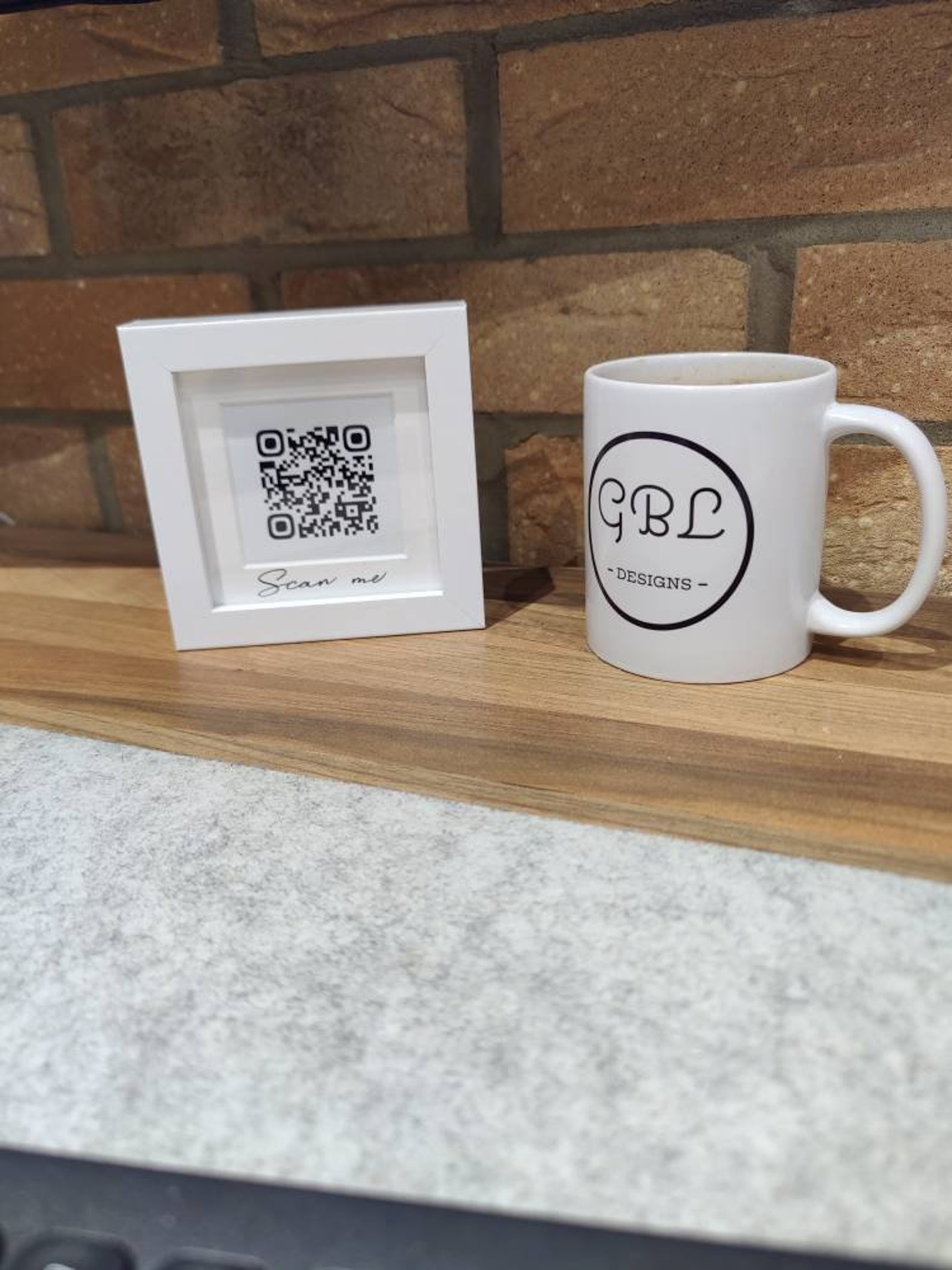 QR Code Frame Connect to WI-FI Website Social Media Great - Etsy
