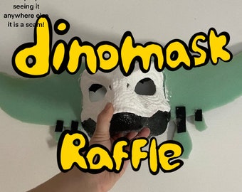 Furry dinomask raffle