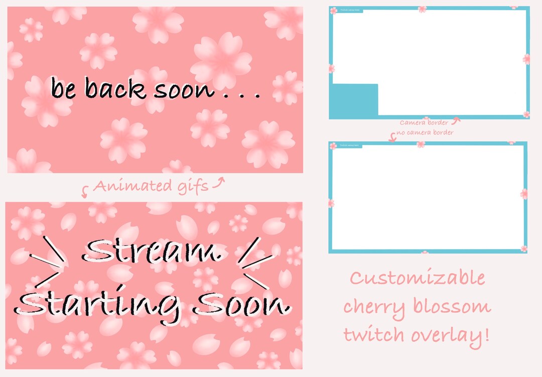 Cherry Blossom Overlay Etsy