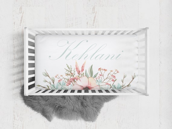 Crib sheets cheap personalized