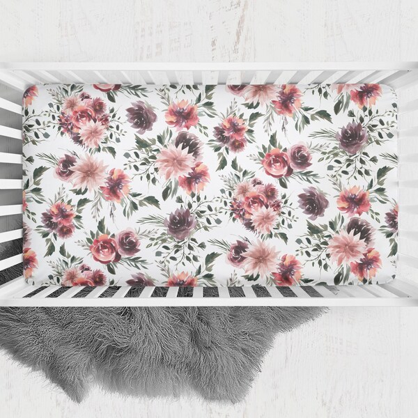 Floral Crib Bedding Etsy