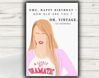 Mean Girls Card - Etsy
