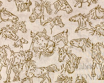 Indian Block Print 100% Cotton Fabric UK Horse Racing Pony Lover Stable Equestrian Sport Greyhound Polo Game Lover Kids Clothing FAB292