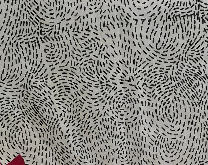 Hand Block Print 100% Cotton Fabric green FAB249
