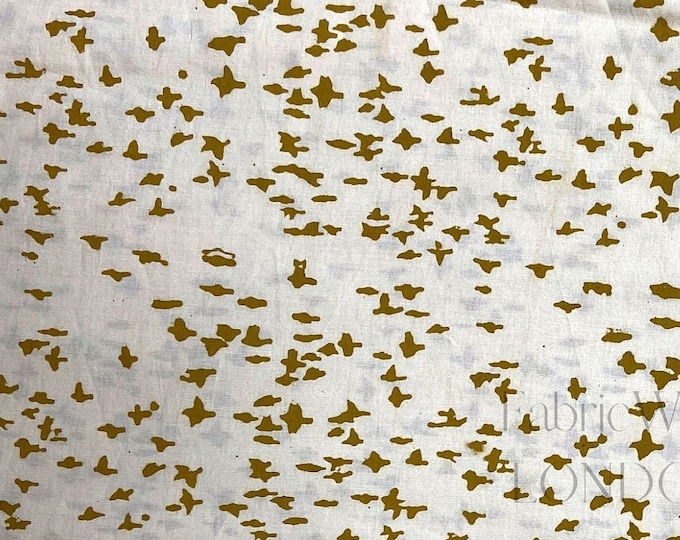 Indian Block Print 100% Cotton Fabric Music Festival Dress Fabric For Curtains  Kimono Quilt Fabric Peace Block Print Fabric FAB145