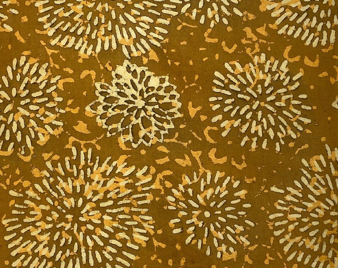 Kashish Fabric Jaipuri Hand Block Print Unstitched 100% Cotton Kashish Fabric Floral Hand Print Fabric Rajasthan Artb Fab-475